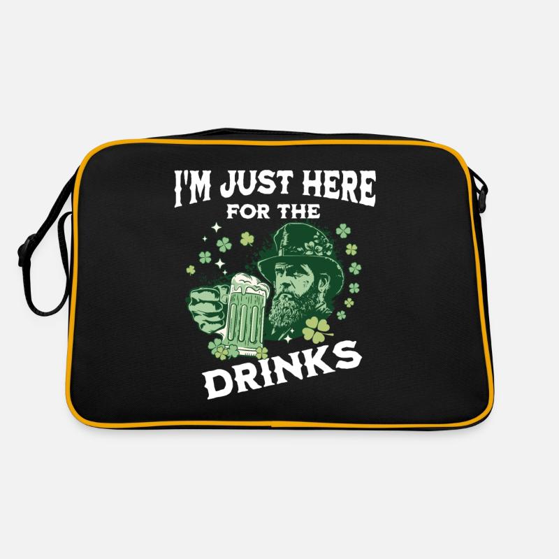 Fête de la Saint-Patrick en Irlande Sac Retro