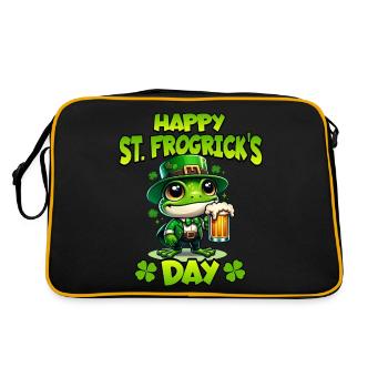 Fête de la grenouille Patrick - Sac Retro - noir/or - Dos