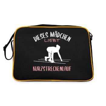 Passion pour la course de courte distance – pour le sprinteur - Sac Retro - noir/or - Dos
