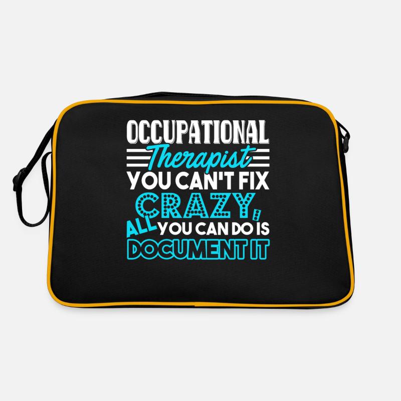Occupational Therapy Occupational Therapy Funny Retro Bag