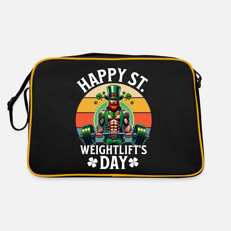 St. Patricks Day Pumpen Retro Tasche