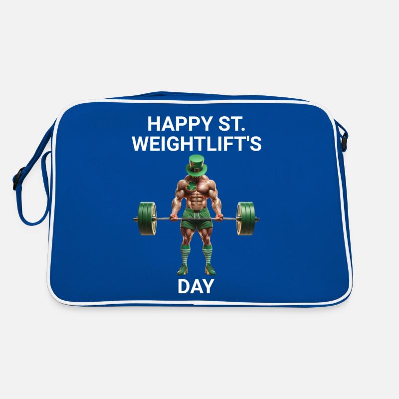 St. Patricks Day Gym Retro Tasche