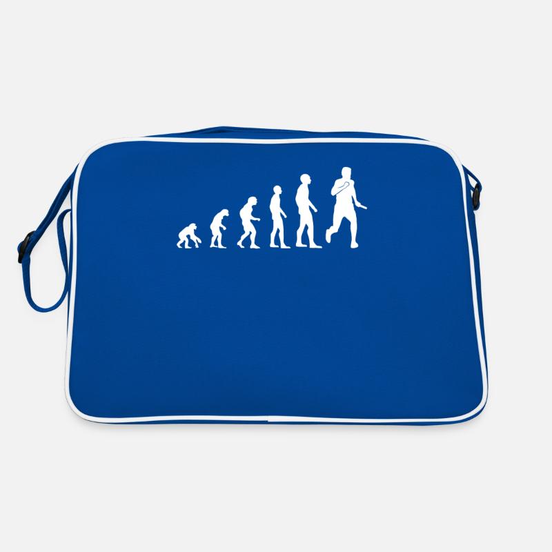 Evolution zum Staffelläufer Design Retro Tasche