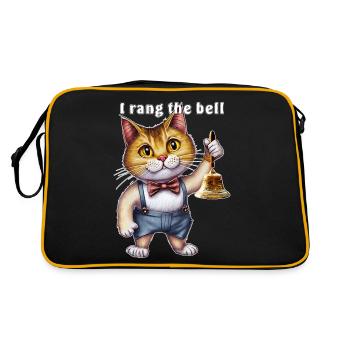 CAT : J’ai sonné la cloche - Sac Retro - noir/or - Dos