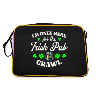 Irish Ireland St. Patrick's Day - Retro Bag - black/gold - Back