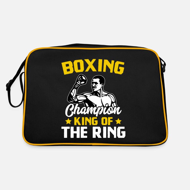 Champion de boxe Roi du ring Sac Retro