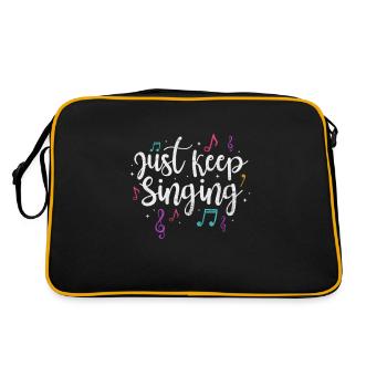 Singer - Retro Bag - black/gold - Back