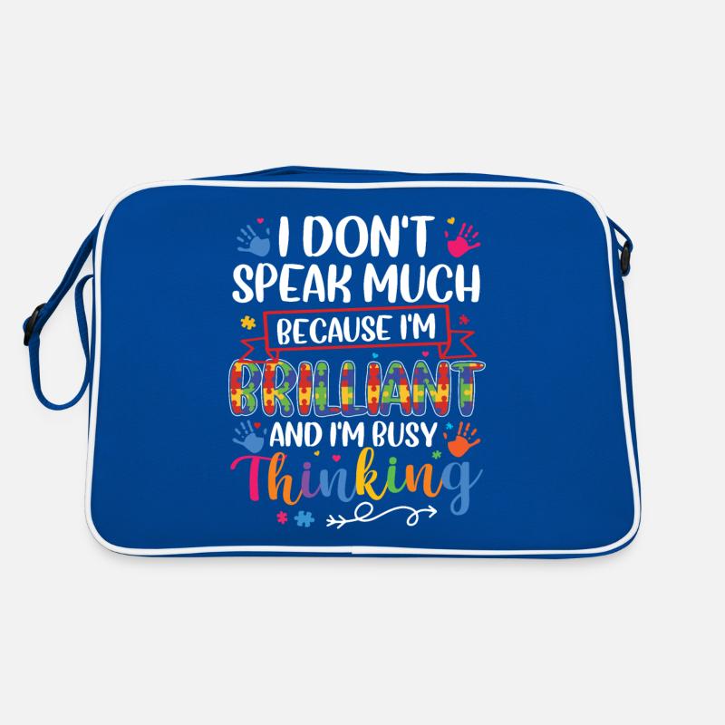Autism Awareness Day Autistic Gift Retro Bag
