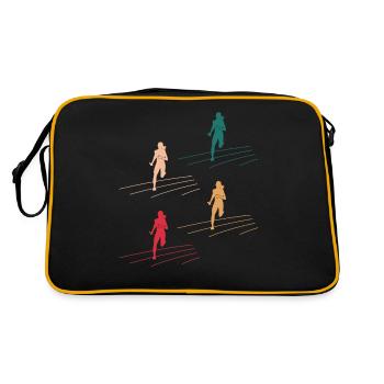 Colorful Relay Team Dynamics Gift - Retro Bag - black/gold - Back