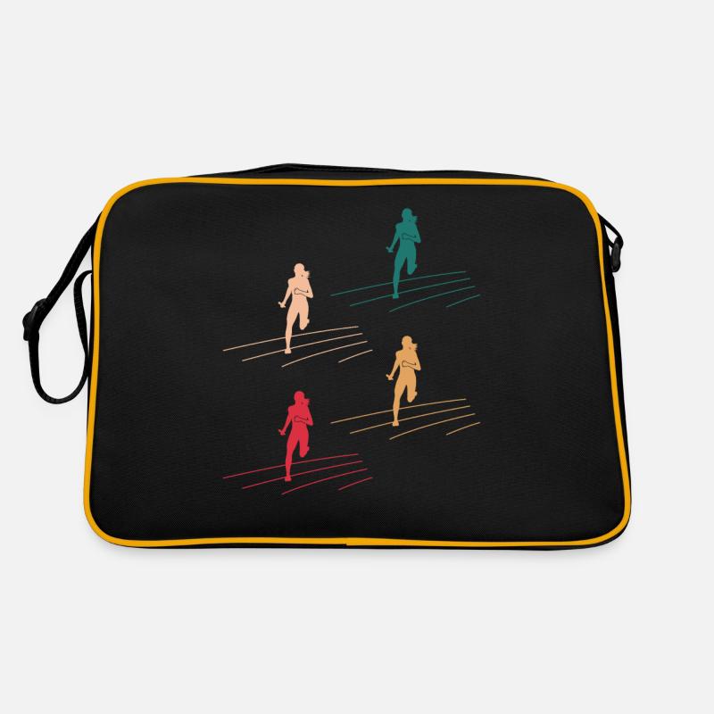 Cadeau coloré de dynamique d’équipe de relais Sac Retro