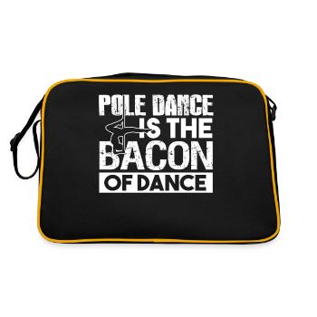 Pole Dance Pole Dance Is The Bacon Of Dance - Retro Bag - black/gold - Back