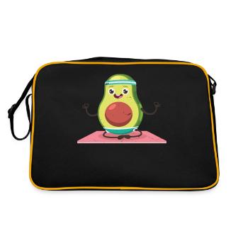 Avocat - Sac Retro - noir/or - Dos