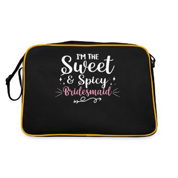 Spinster - Retro Bag - black/gold - Back