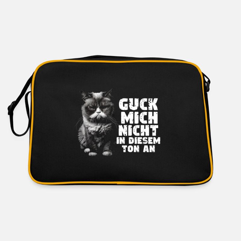 Ne me regardez pas sur ce ton ! Sac Retro