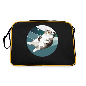 PLIAGE CHAT - Sac Retro - noir/or - Dos