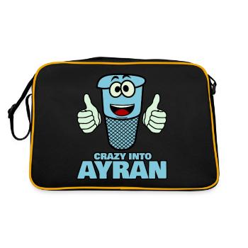 Ayran - Retro Bag - black/gold - Back