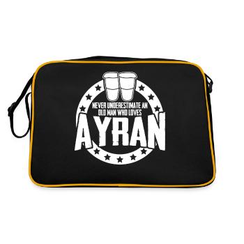 Ayran Doogh Dhallë - Retro Bag - black/gold - Back