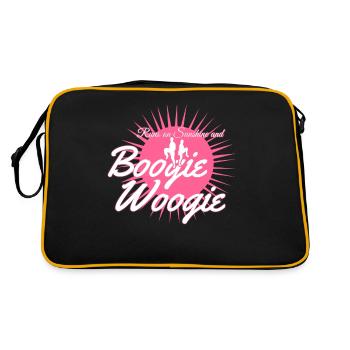 Boogie Woogie Dancing Swing - Retro Bag - black/gold - Back