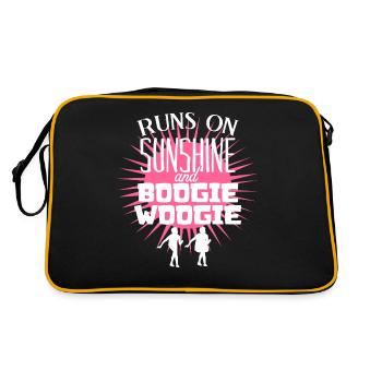 Boogie Woogie Dance Swing - Retro Bag - black/gold - Back