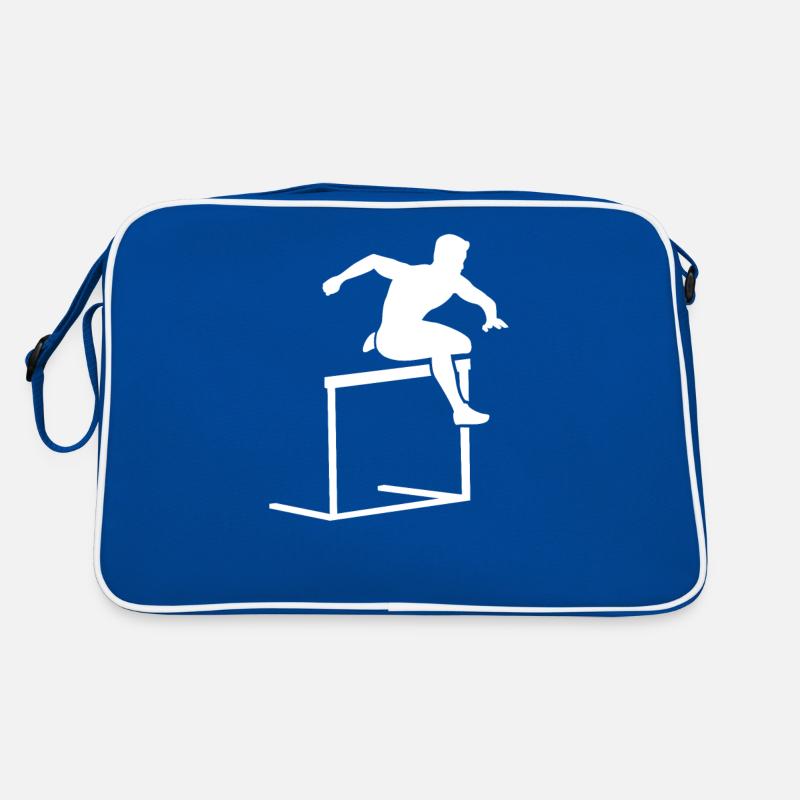 Hindernislauf Dynamik Energie Sport Geschenk Retro Tasche