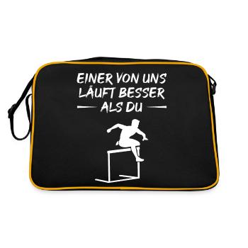 Better Runner Challenge Sportsmanship - Retro Bag - black/gold - Back