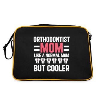 Orthodontiste Orthodontie Dentaire - Sac Retro - noir/or - Dos