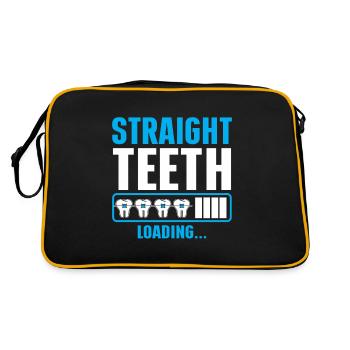Orthodontiste Orthodontie Dentaire - Sac Retro - noir/or - Dos