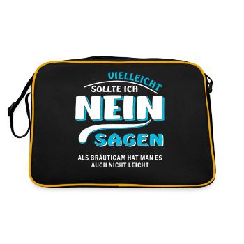 DIRE NON AU MARIÉ - Sac Retro - noir/or - Dos