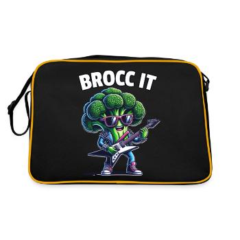 Brocoli - Sac Retro - noir/or - Dos