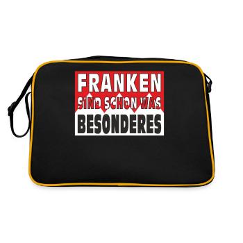 LES FRANCONIENS SONT QUELQUE CHOSE DE SPÉCIAL - Sac Retro - noir/or - Dos
