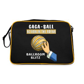 GAGA BALL ACTION IN THE ARENA BALLROOM BLITZ - Retro Bag - black/gold - Back