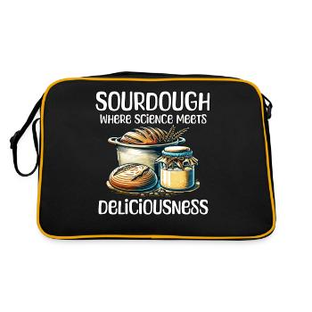 Sourdough - Retro Bag - black/gold - Back