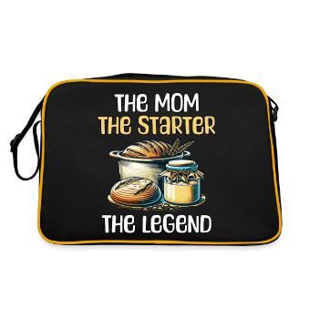 Sourdough Starter - Retro Bag - black/gold - Back