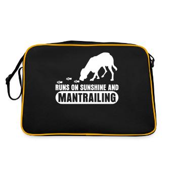 Mantrailing - Retro Bag - black/gold - Back