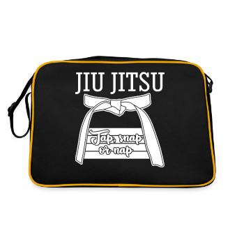 Ju-Jitsu BJJ Jujutsu Jiu-Jitsu - Retro Bag - black/gold - Back