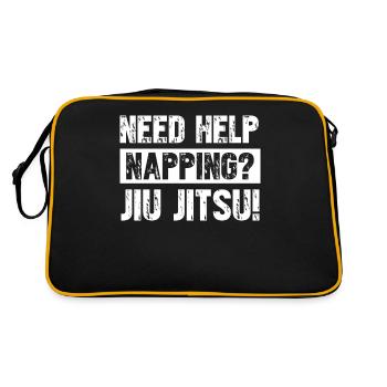 Ju-Jitsu BJJ Jujutsu Jiu-Jitsu - Retro Bag - black/gold - Back