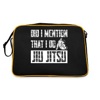 Ju-Jitsu BJJ Jujutsu - Sac Retro - noir/or - Dos