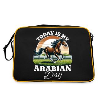 Arabe - Sac Retro - noir/or - Dos