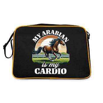 Cardio arabe - Sac Retro - noir/or - Dos