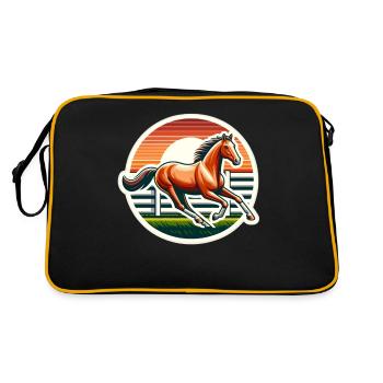 Cavalier pur-sang - Sac Retro - noir/or - Dos