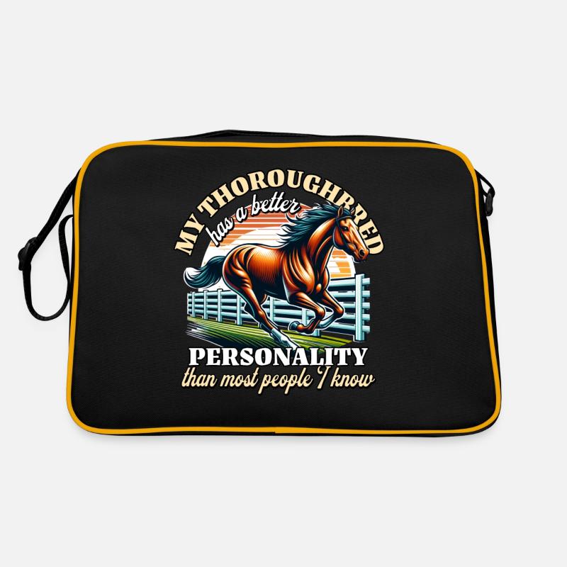 Thoroughbred Equestrian Retro Bag