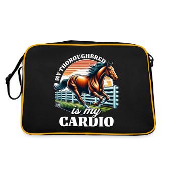 Cardio pur-sang - Sac Retro - noir/or - Dos