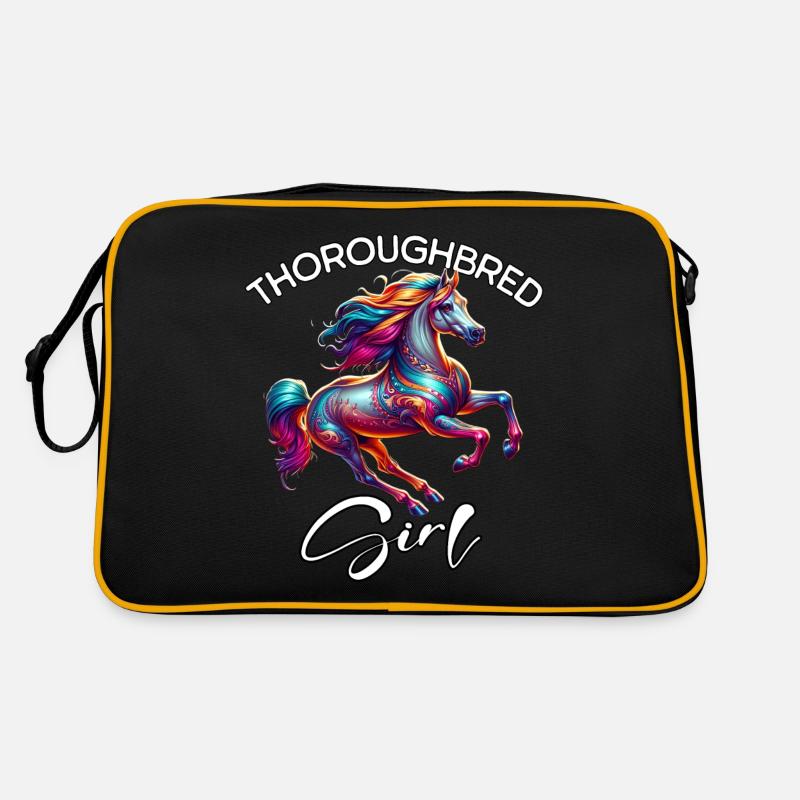 Thoroughbred Geschenk Retro Tasche