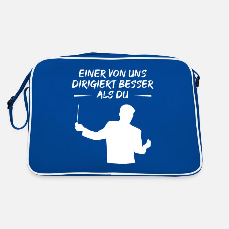 Einer von uns dirigiert besser als du - Geschenk Retro Tasche