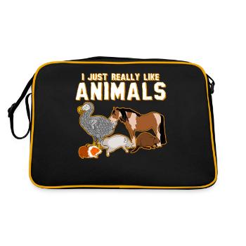 Veterinary Assistant Pets Veterinarian - Retro Bag - black/gold - Back