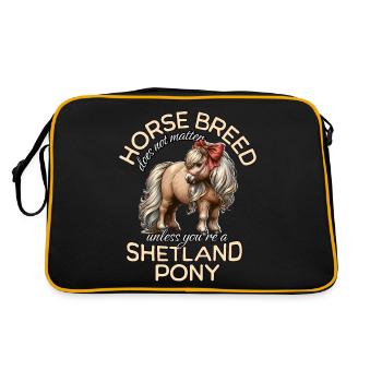 Shetland - Sac Retro - noir/or - Dos