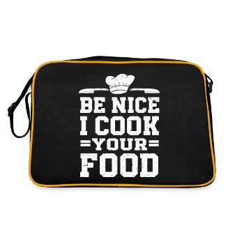 Chef Cuisinier Cuisinier - Sac Retro - noir/or - Dos