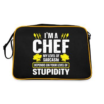Chef Chef de cuisine - Sac Retro - noir/or - Dos