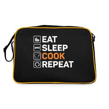 Chef Cuisinier Cuisinier - Sac Retro - noir/or - Dos