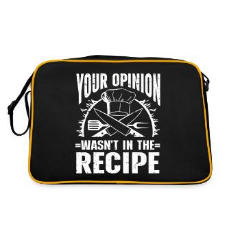 Chef Cuisinier Cuisinier - Sac Retro - noir/or - Dos